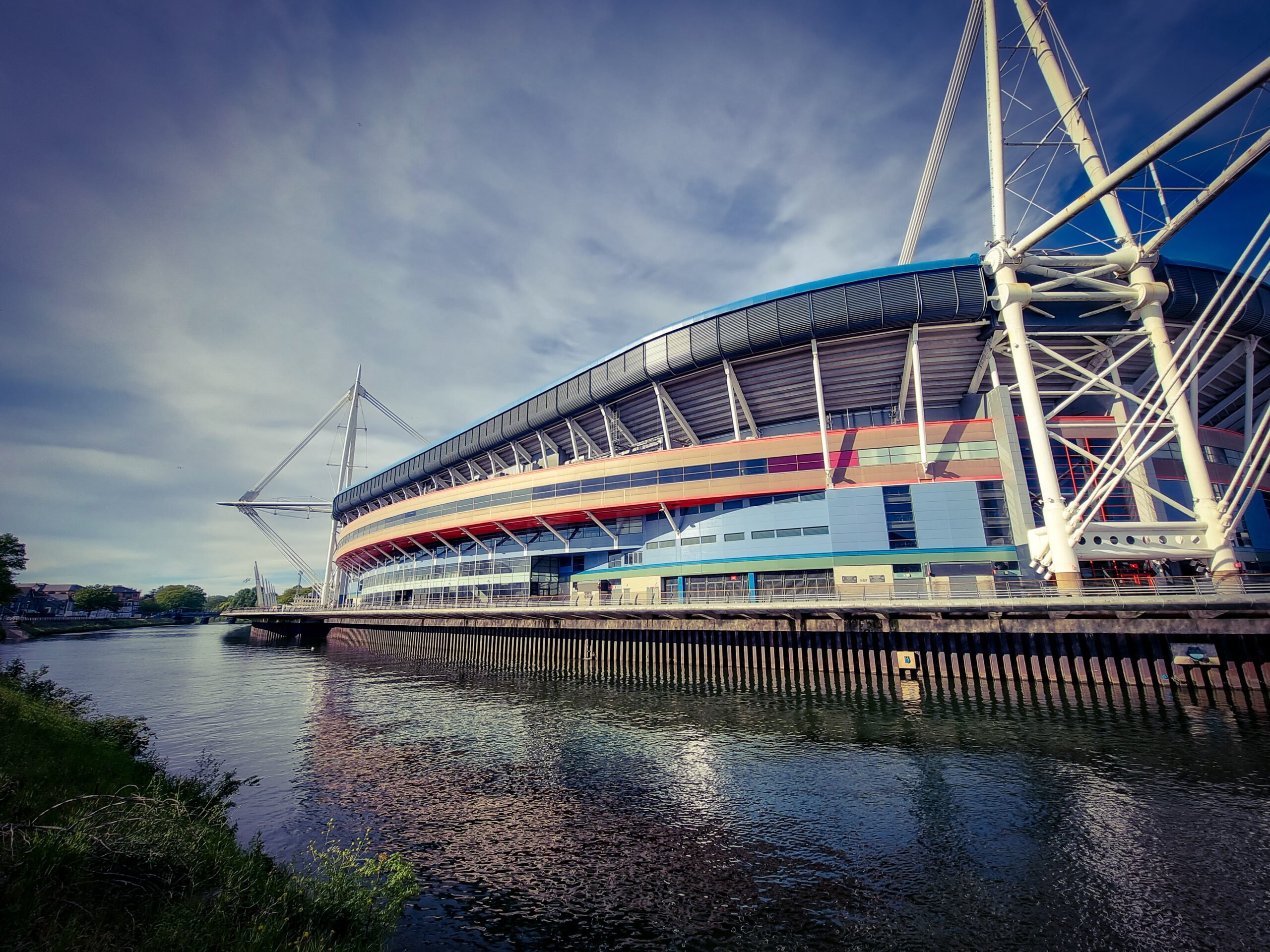 A stadium near water with focus on local SEO for Google business profile.